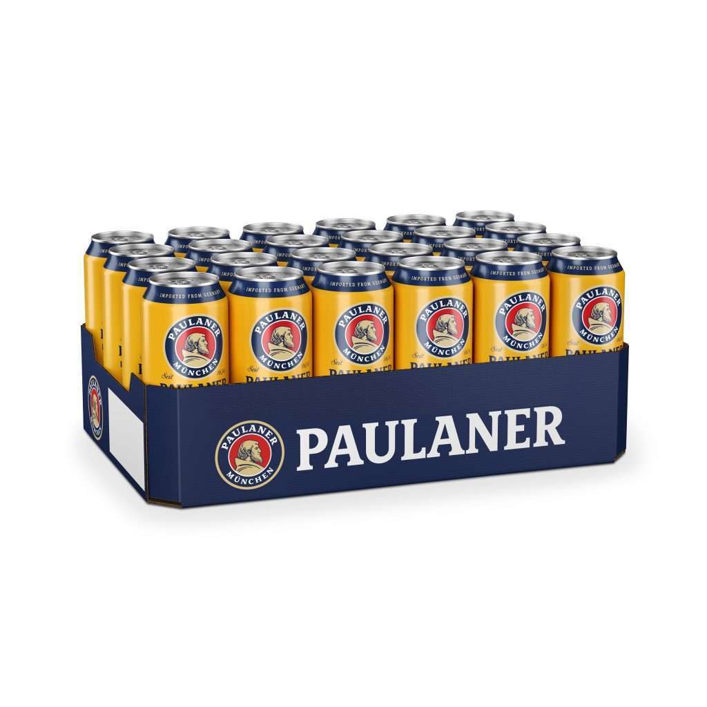 Paulaner Caja Münchner Hell 24 latas 500ml