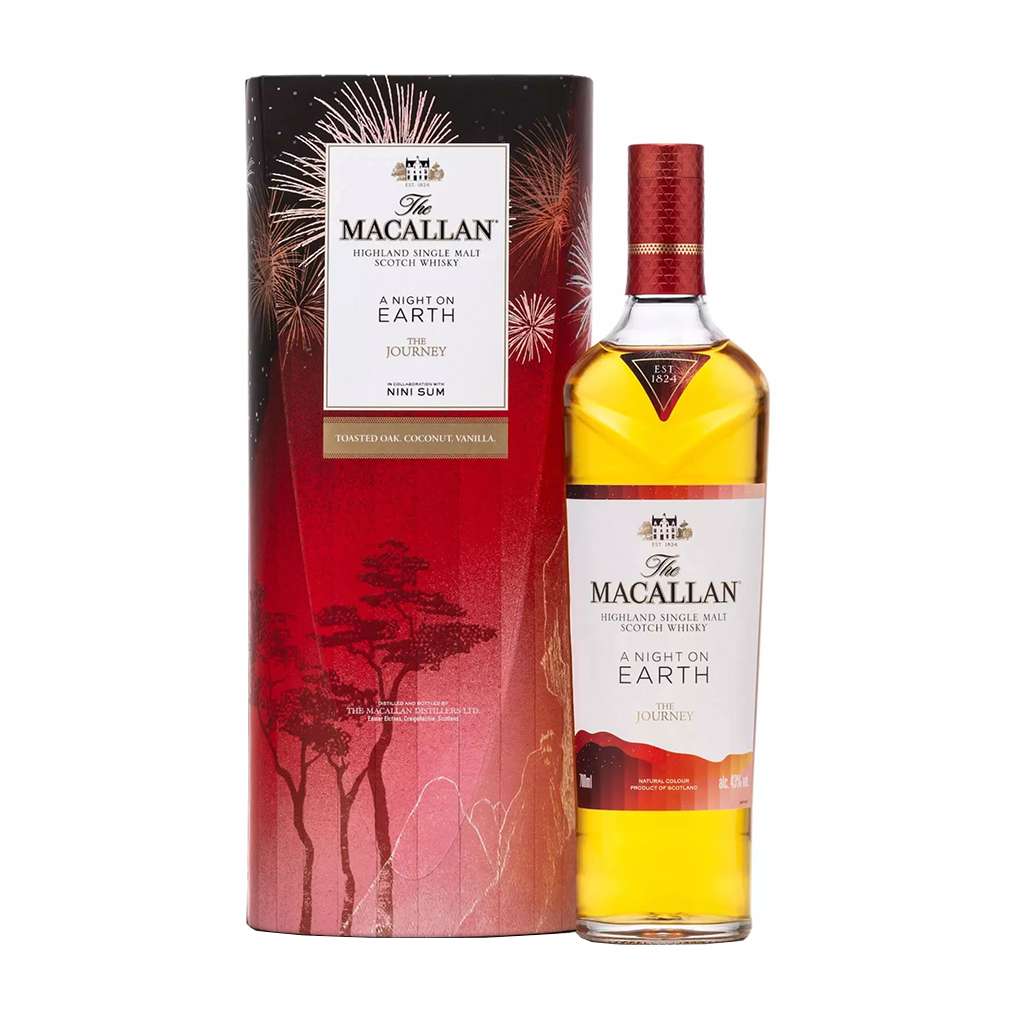 WHISKY THE MACALLAN A NIGHT ON EARTH THE JOURNEY