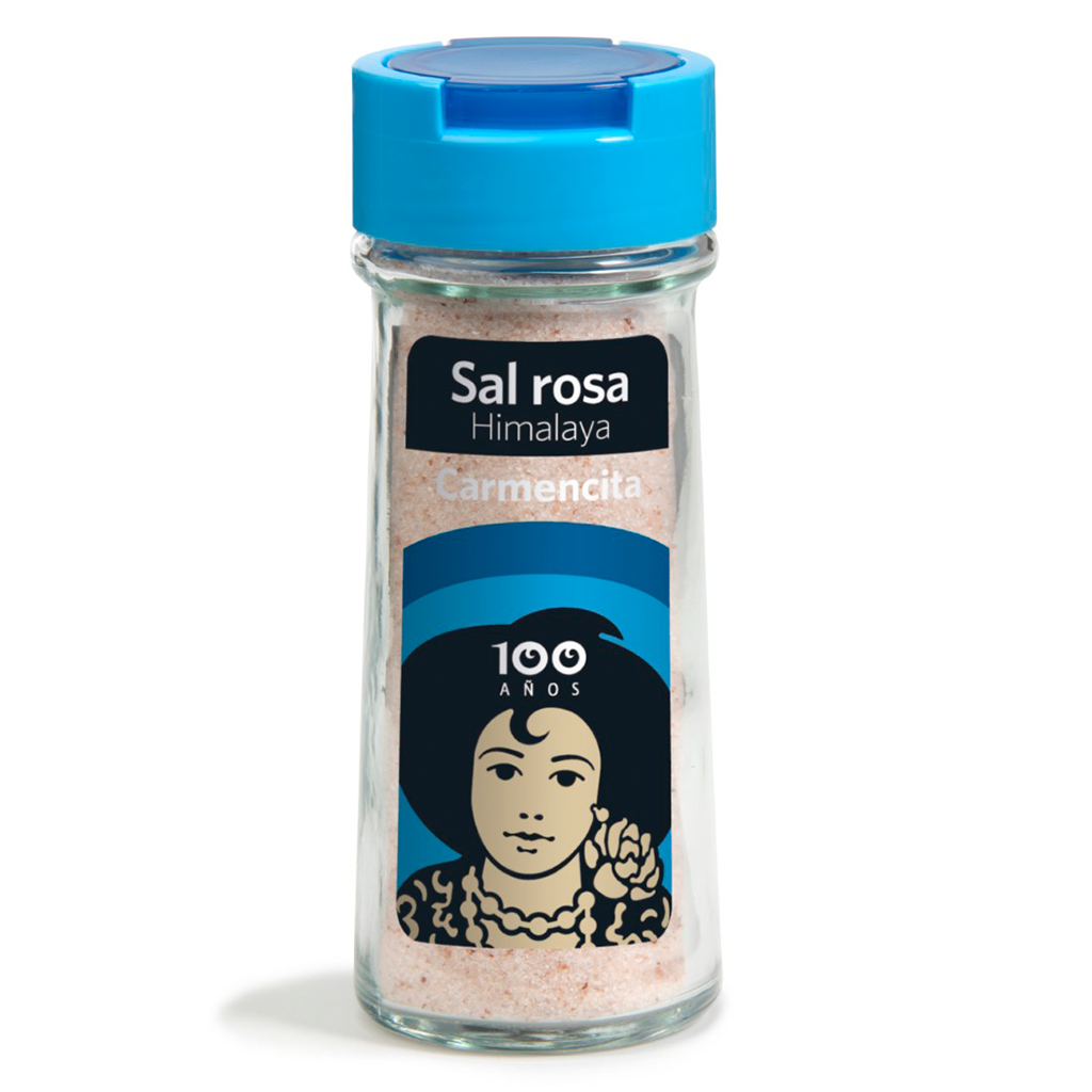 SAL ROSA FINA HIMALAYA 105G TARRO CRISTAL- CARMENCITA