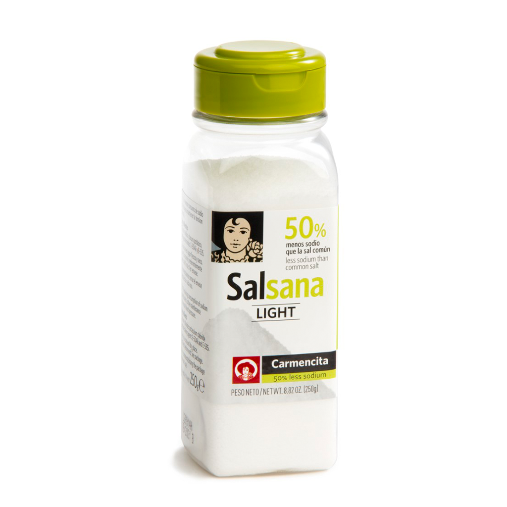 SALSANA LIGHT 50% SODIO 250G BOTE PET- CARMENCITA
