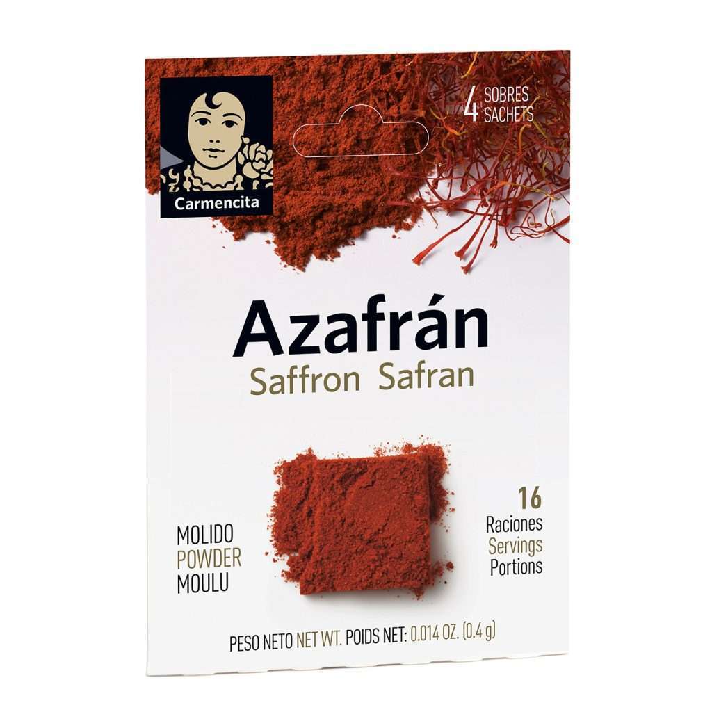AZAFRÁN MOLIDO EXTRA 0,4G 4 SOBRES-CARMENCITA