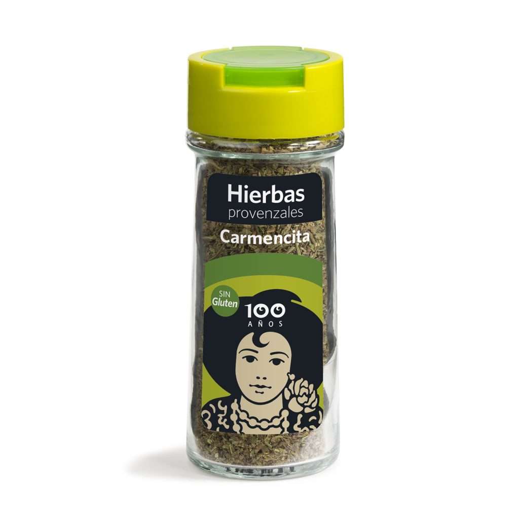 HIERBAS PROVENZALES 20G TARRO CRISTAL-CARMENCITA