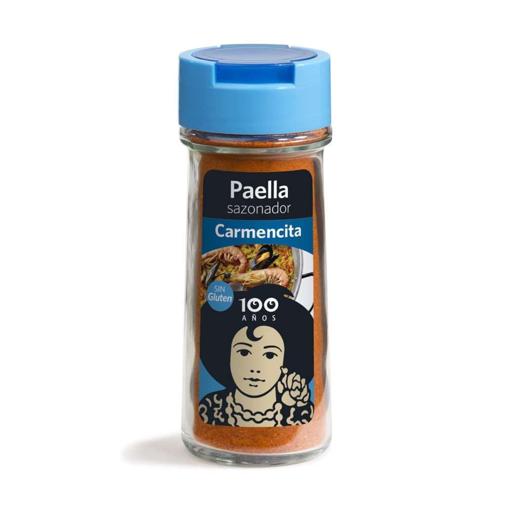 SAZONADOR PAELLA 65G TARRO CRISTAL- CARMENCITA