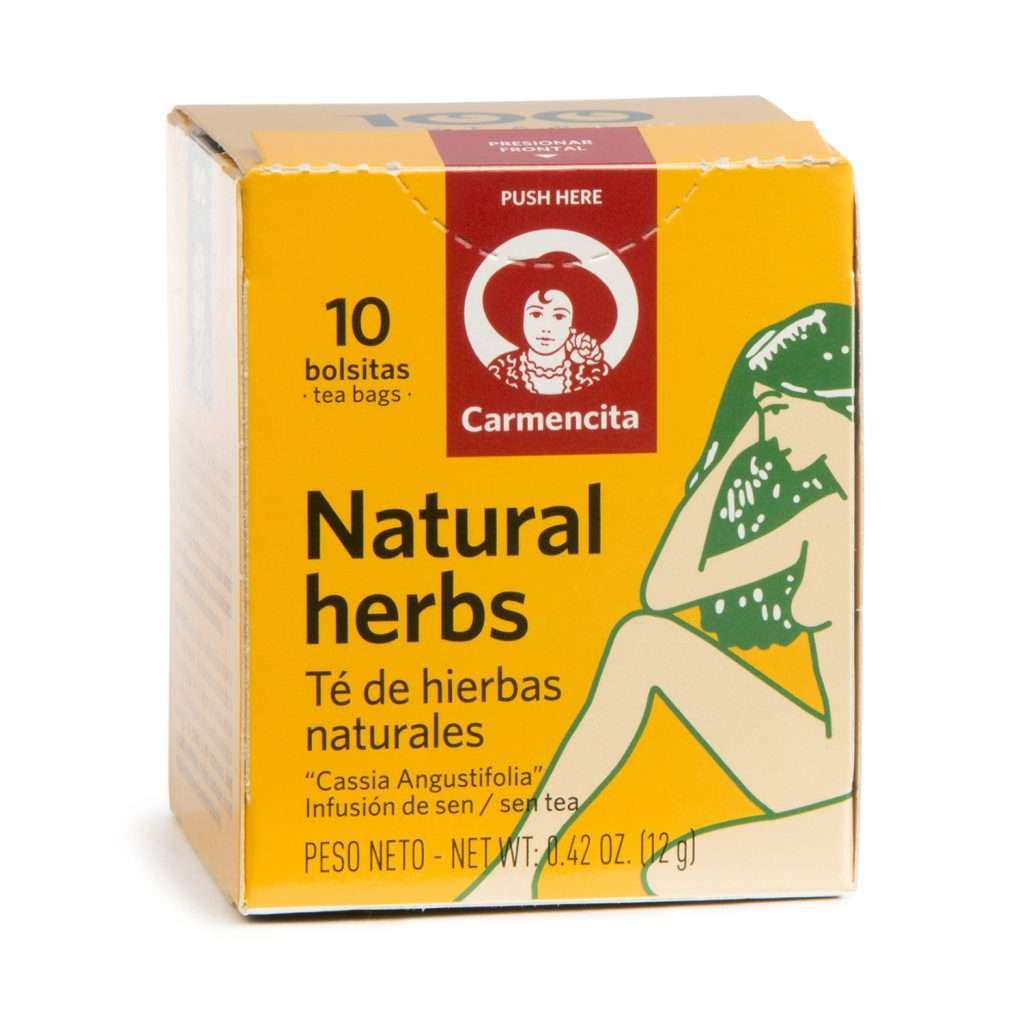 TÉ HIERBAS NATURALES 12G ESTUCHE 10 BOLSITAS- CARMENCITA