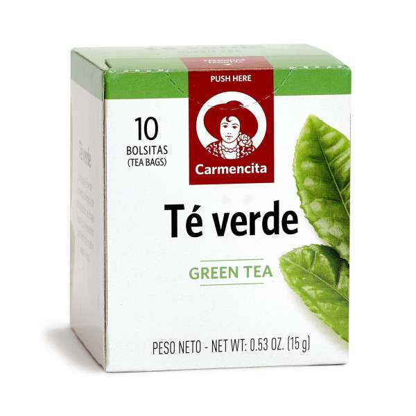 TÉ VERDE 15G ESTUCHE 10 BOLSITAS- CARMENCITA