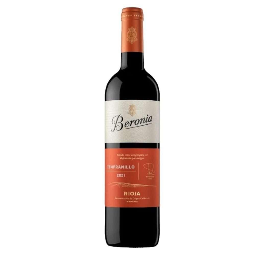 BERONIA VINO TEMPRANILLO 2021 750 ML