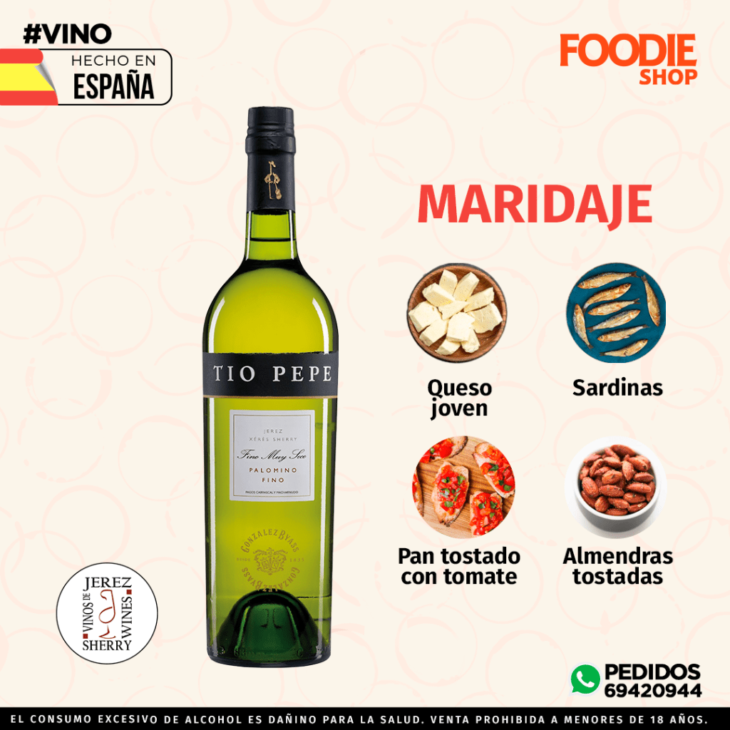 TIO PEPE JEREZ VINO FINO 750 ML