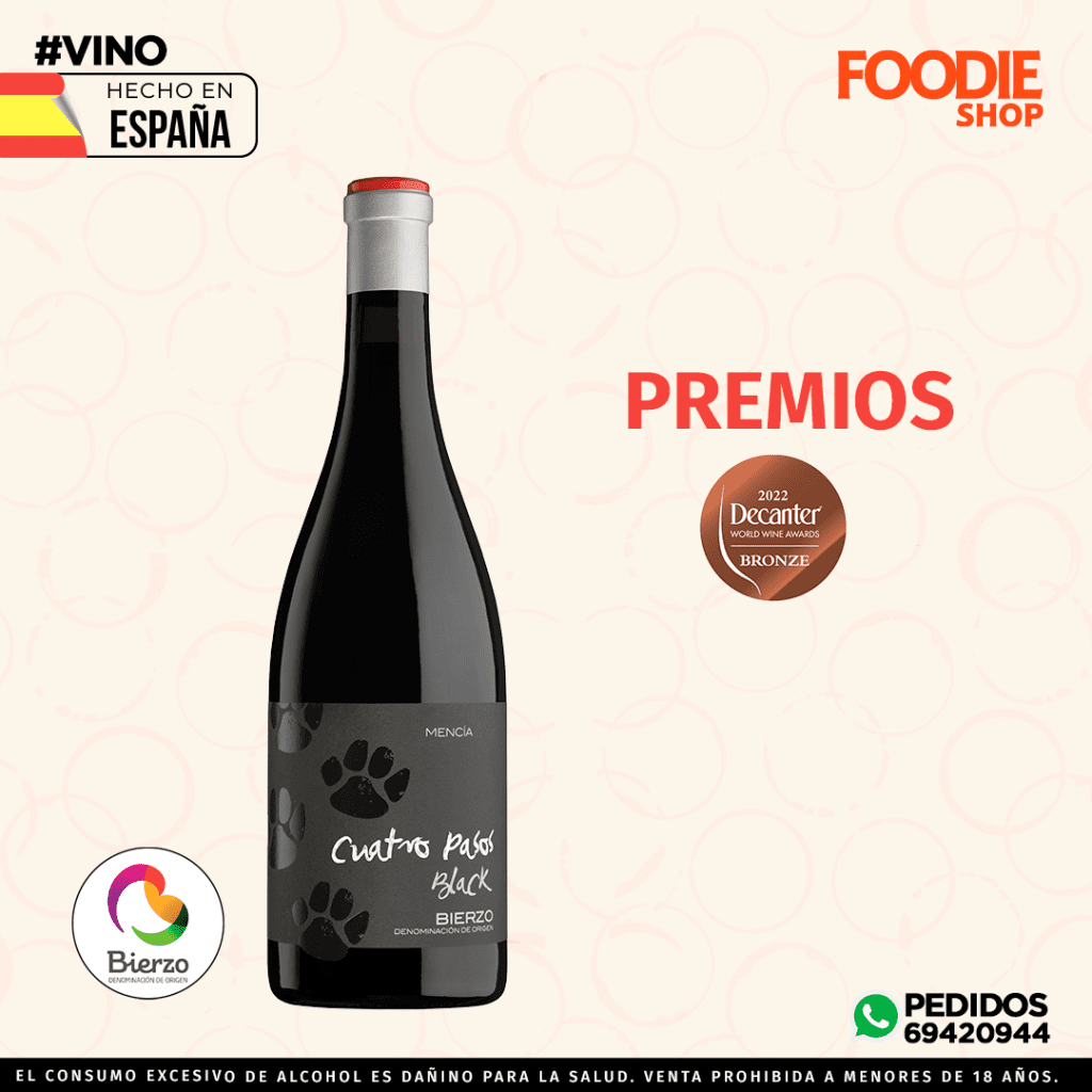 VINO MARTIN CODAX CUATRO PASOS BLACK MENCIA 750 ML
