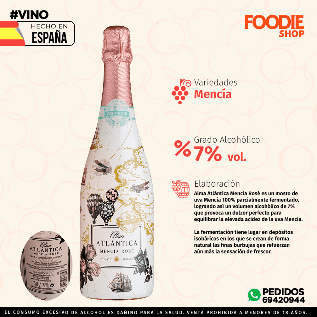 VINO MARTIN CODAX ALMA ATLANTICA ESPUMOSO ROSE 750 ML