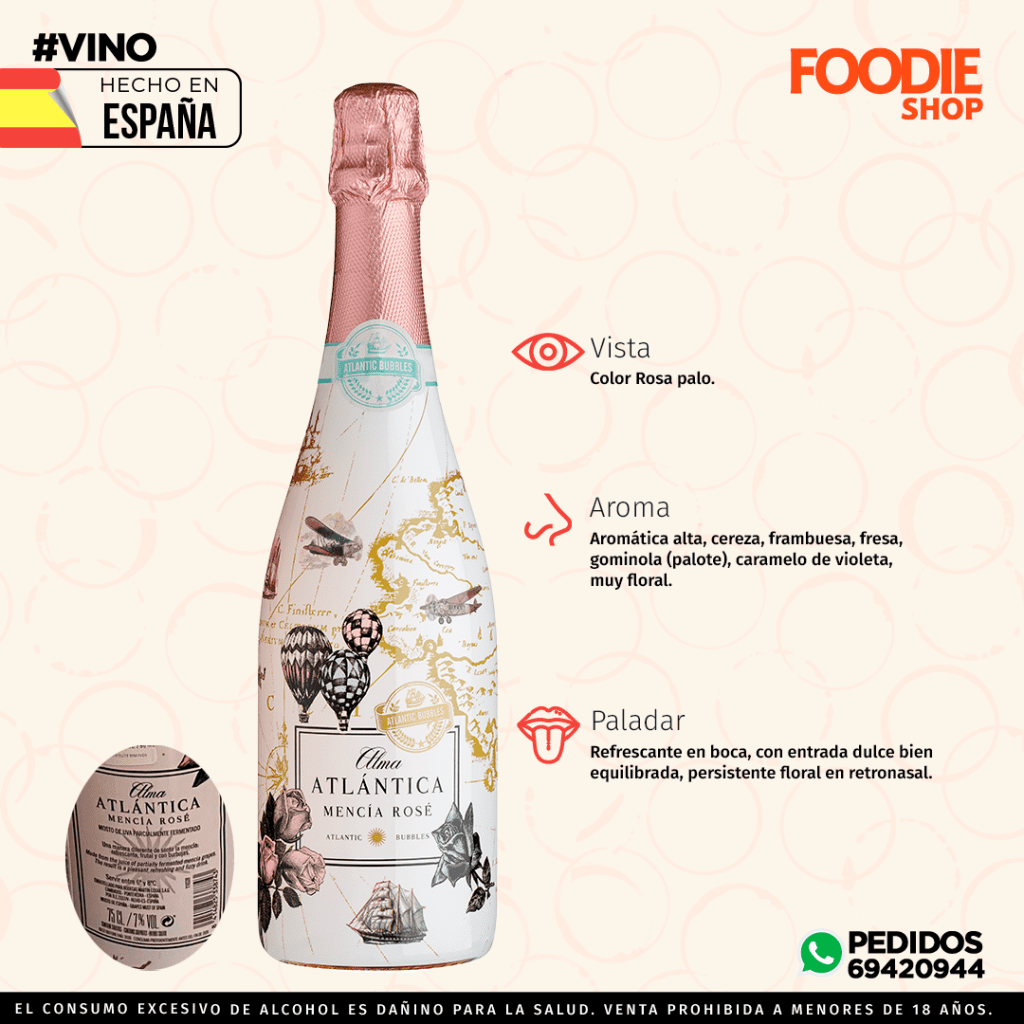 VINO MARTIN CODAX ALMA ATLANTICA ESPUMOSO ROSE 750 ML