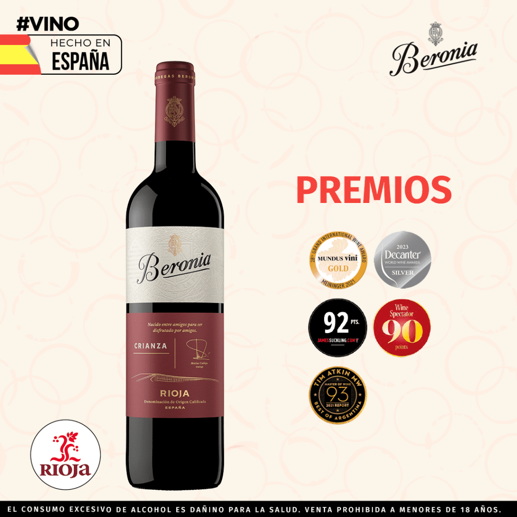 BERONIA VINO CRIANZA 2019 375 ML