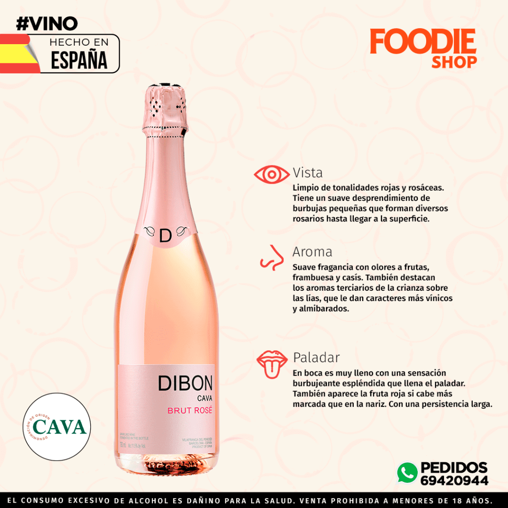 PINORD CAVA DIBON BRUT ROSADO 750 ML
