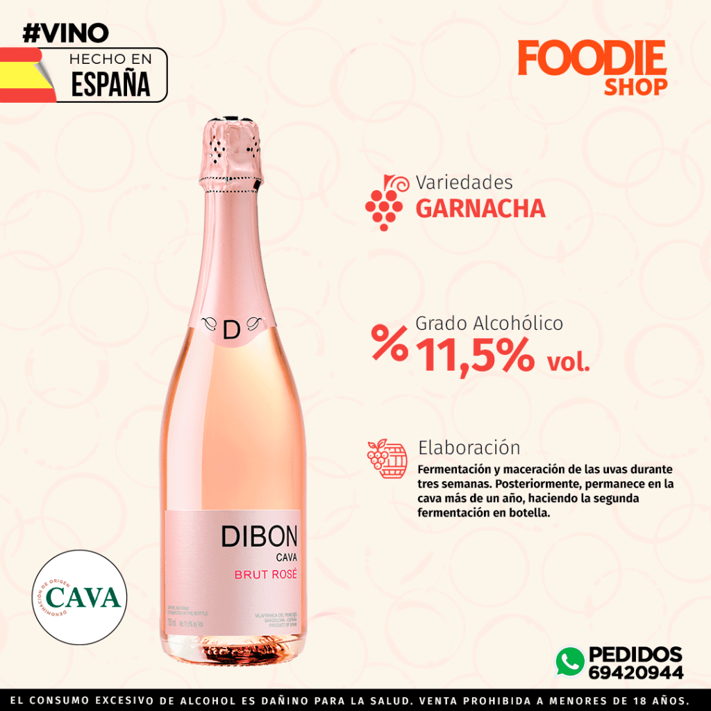 PINORD CAVA DIBON BRUT ROSADO 750 ML