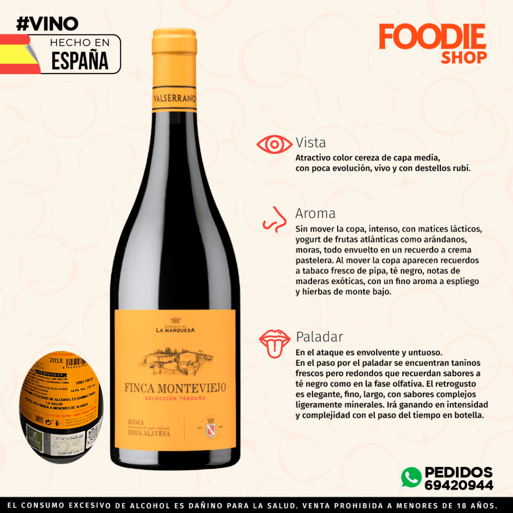 VINO VALSERRANO FINCA MONTEVIEJO 750 ML