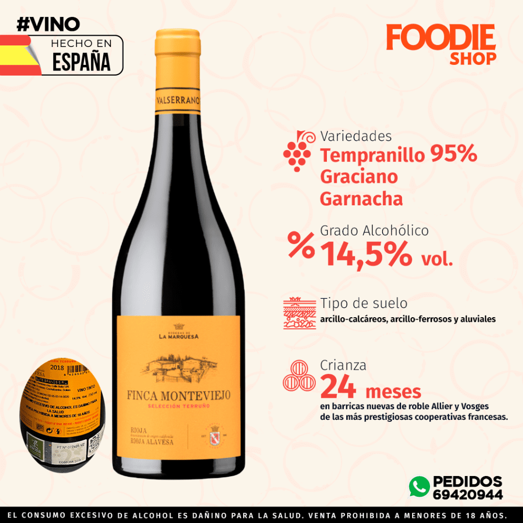 VINO VALSERRANO FINCA MONTEVIEJO 750 ML