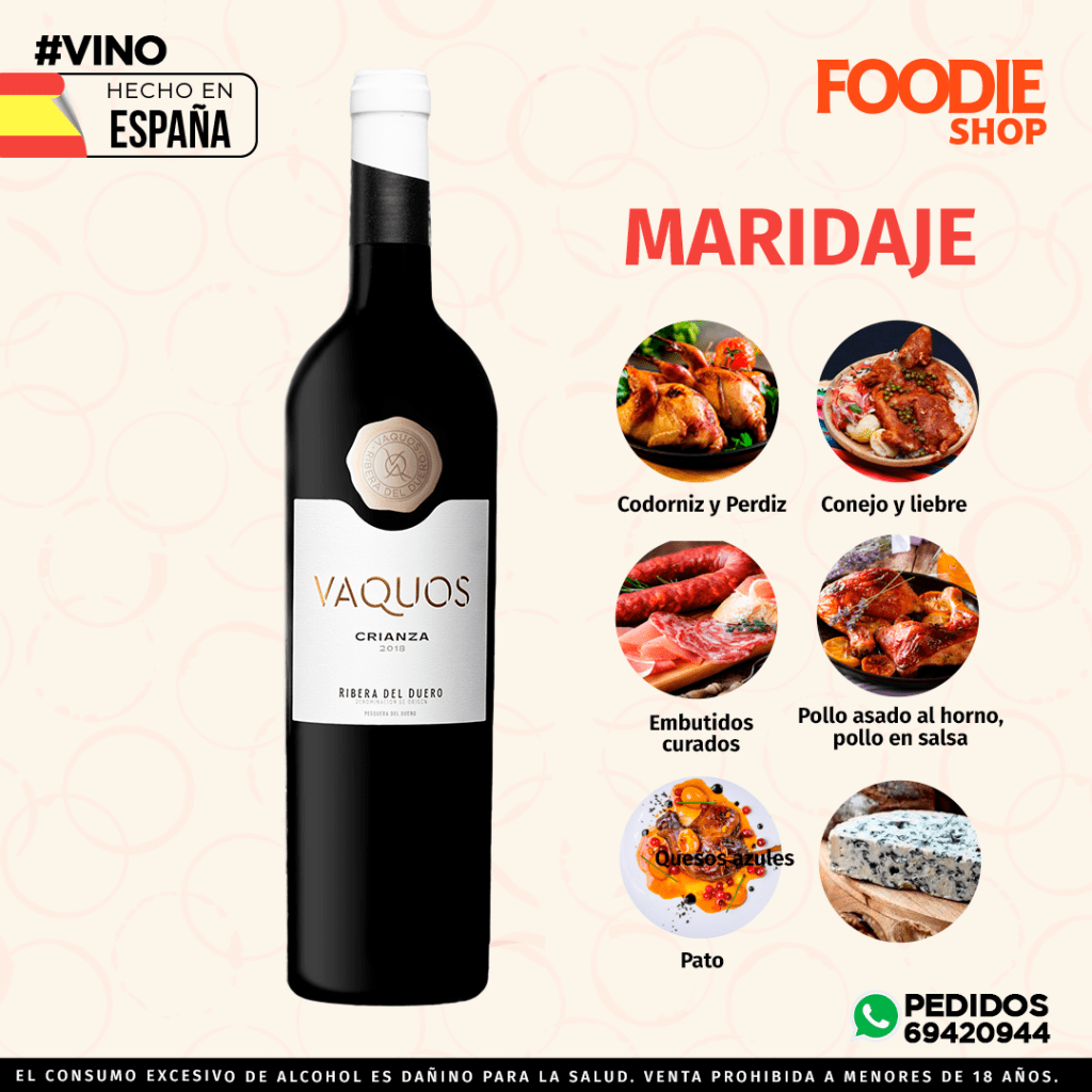 PINORD VAQUOS CRIANZA 750 ML