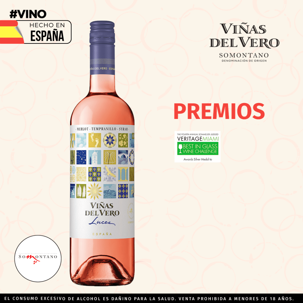 VIÑAS DEL VERO VINO LUCES ROSADO