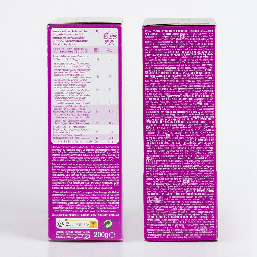 GULLON GALLETA COOKIES DE CACAO SIN GLUTEN 200G