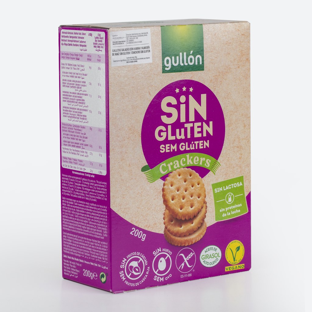 GULLON GALLETA CRACKERS SIN GLUTEN 200G