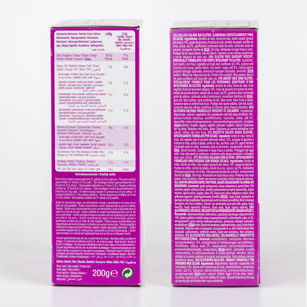 GULLON GALLETA CRACKERS SIN GLUTEN 200G