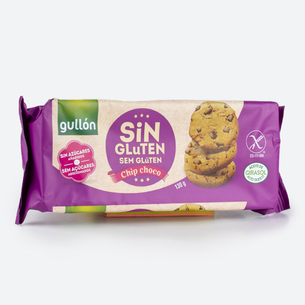 GULLON GALLETA CHIP CHOCO SIN GLUTEN 130G