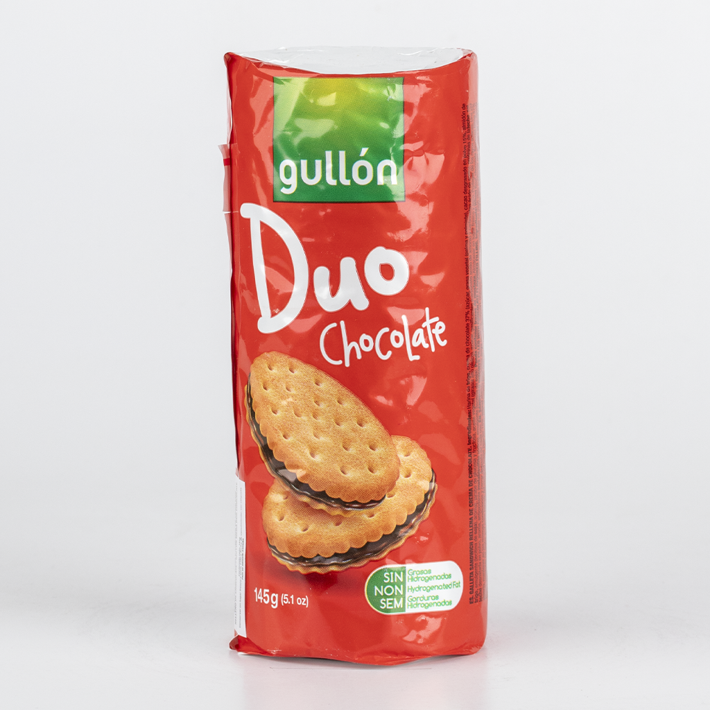 GULLON GALLETA DUO CHOCOLATE 145G