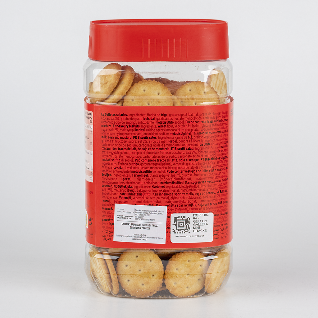 GULLON GALLETA MINI CRACKER 350G