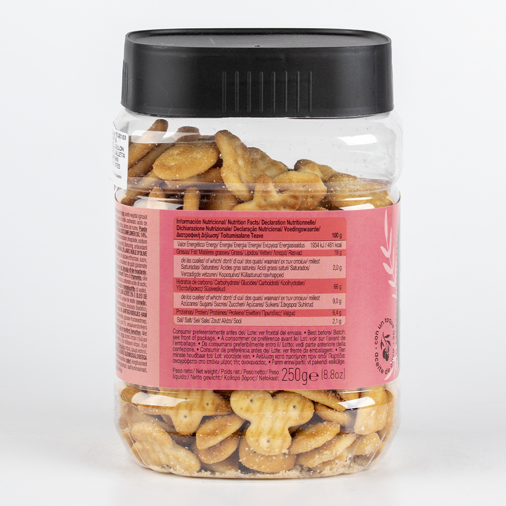 GULLON GALLETA MINI BITES JAMON 250G