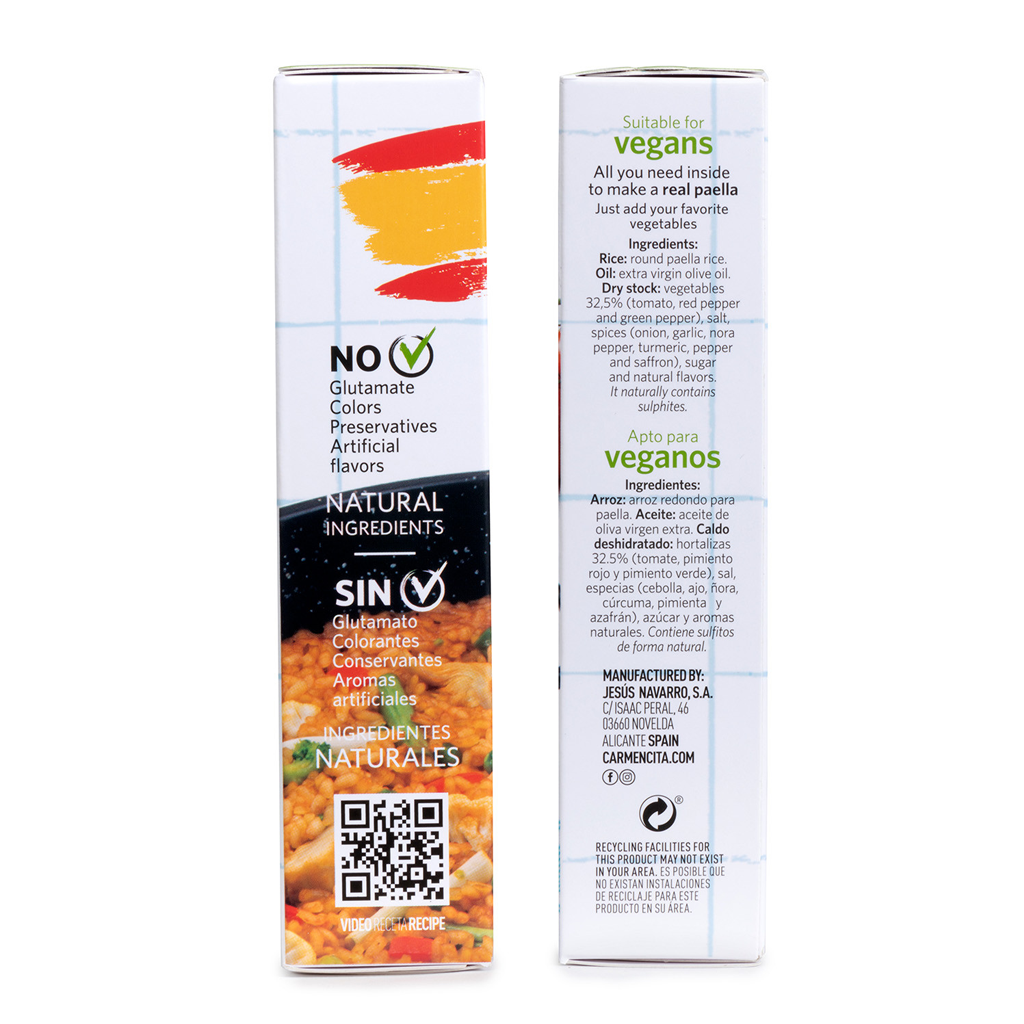 CAR. PAELLA KIT VERDURA 266G ESTUCHE – 2 RACIONES