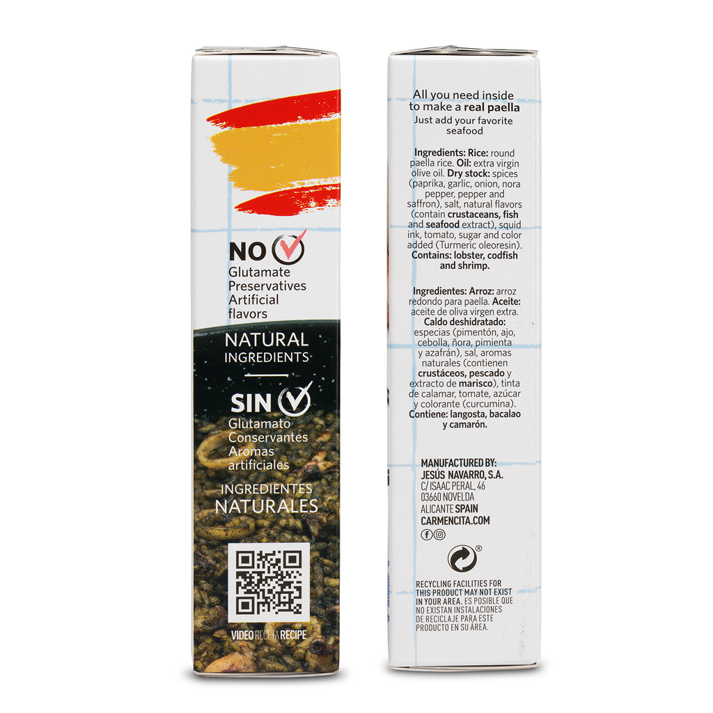 CAR. PAELLA KIT ARROZ NEGRO 265G ESTUCHE – 2 RACIONES