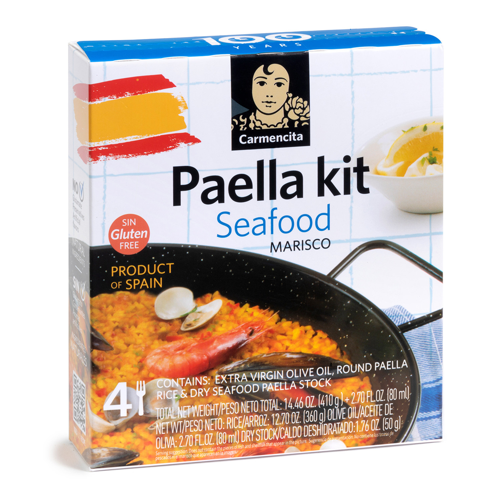 CAR. PAELLA KIT MARISCO 490G ESTUCHE – 4 RACIONES