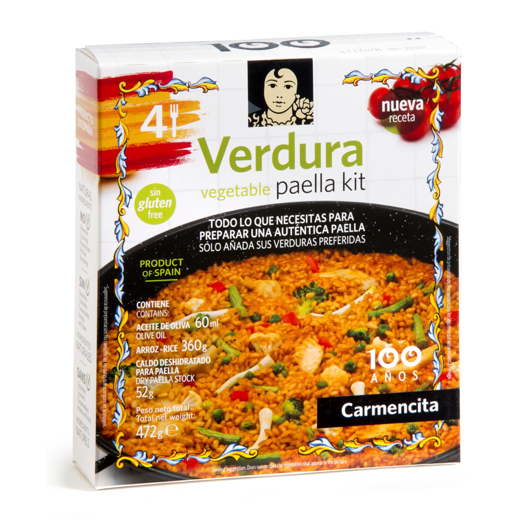 CAR. PAELLA KIT VERDURA 492G ESTUCHE – 4 RACIONES