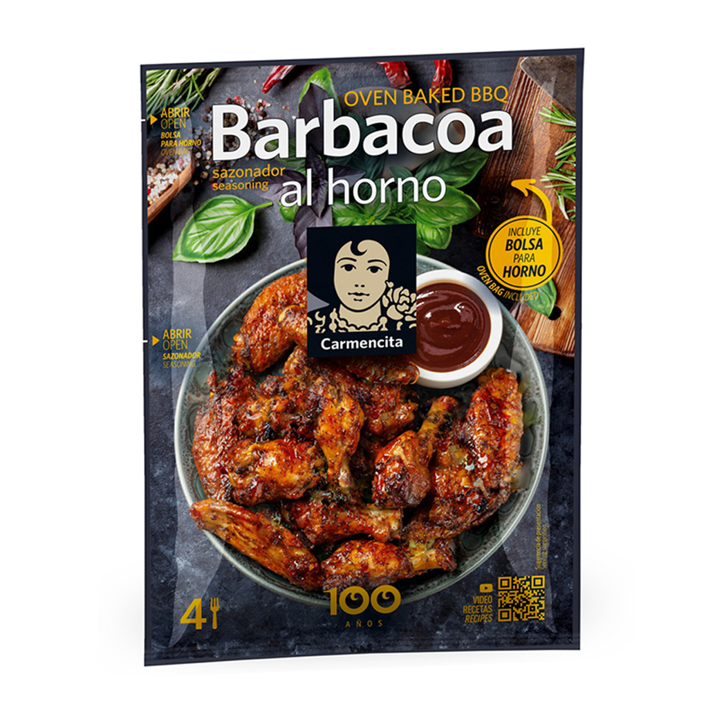 CAR. SAZONADOR EN BOLSA BBQ ASADO EN SU JUGO 57g BOLSA HORNO