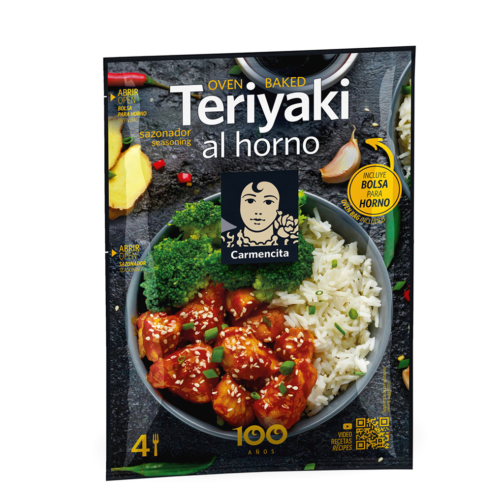 CAR. SAZONADOR EN BOLSA POLLO TERIYAKI 60g BOLSA HORNO