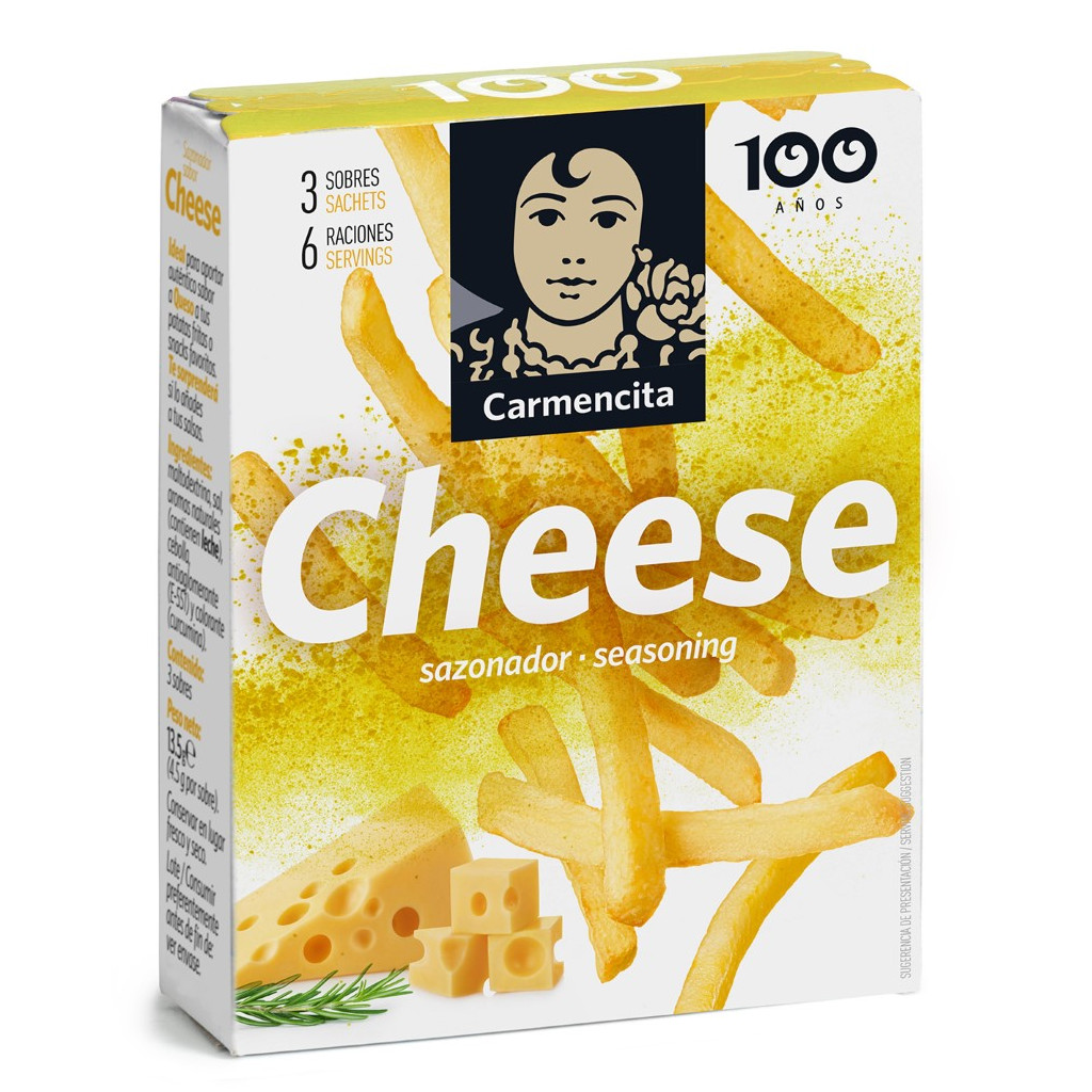 CAR. SAZONADOR CHEESE 13,5G ESTUCHE 3 SOBRES
