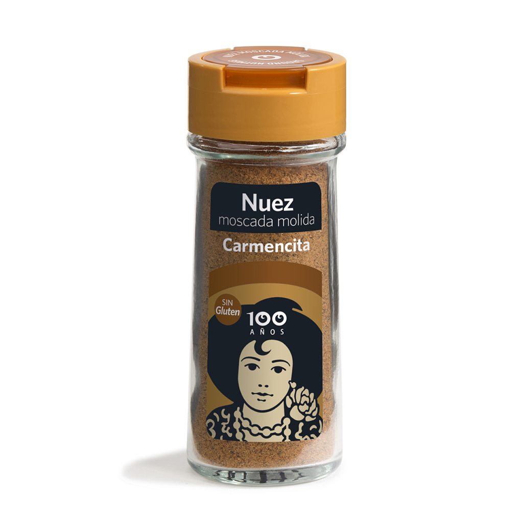 CAR. NUEZ MOSCADA MOLIDA 30G TARRO CRISTAL BASIC