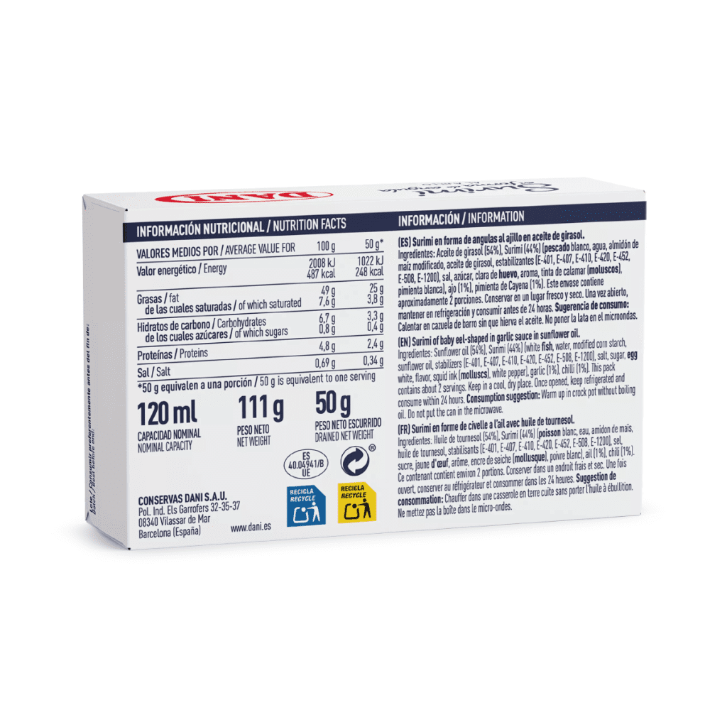SURIMI AL AJILLO 110G