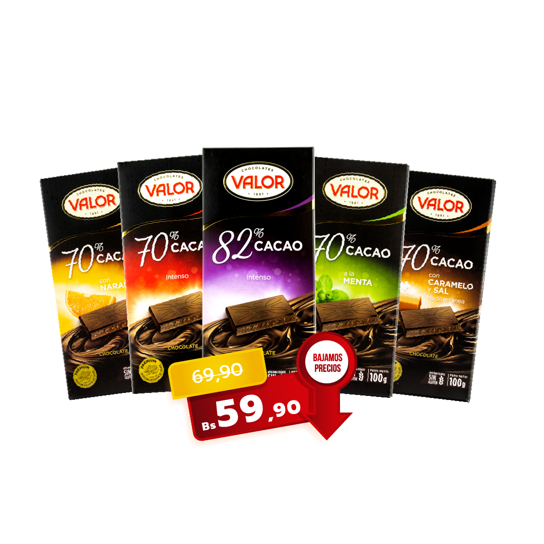 Rebajas Chocolates VALOR