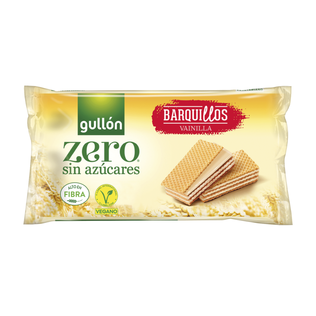 GULLON GALLETA BARQUILLO VAINILLA ZERO 60G