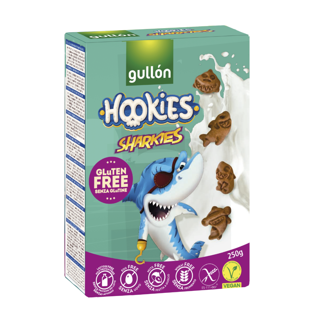 GULLON GALLETA SHARKIES SIN GLUTEN 250G